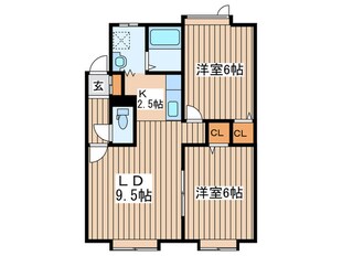 福住パ－クサイドマンションの物件間取画像